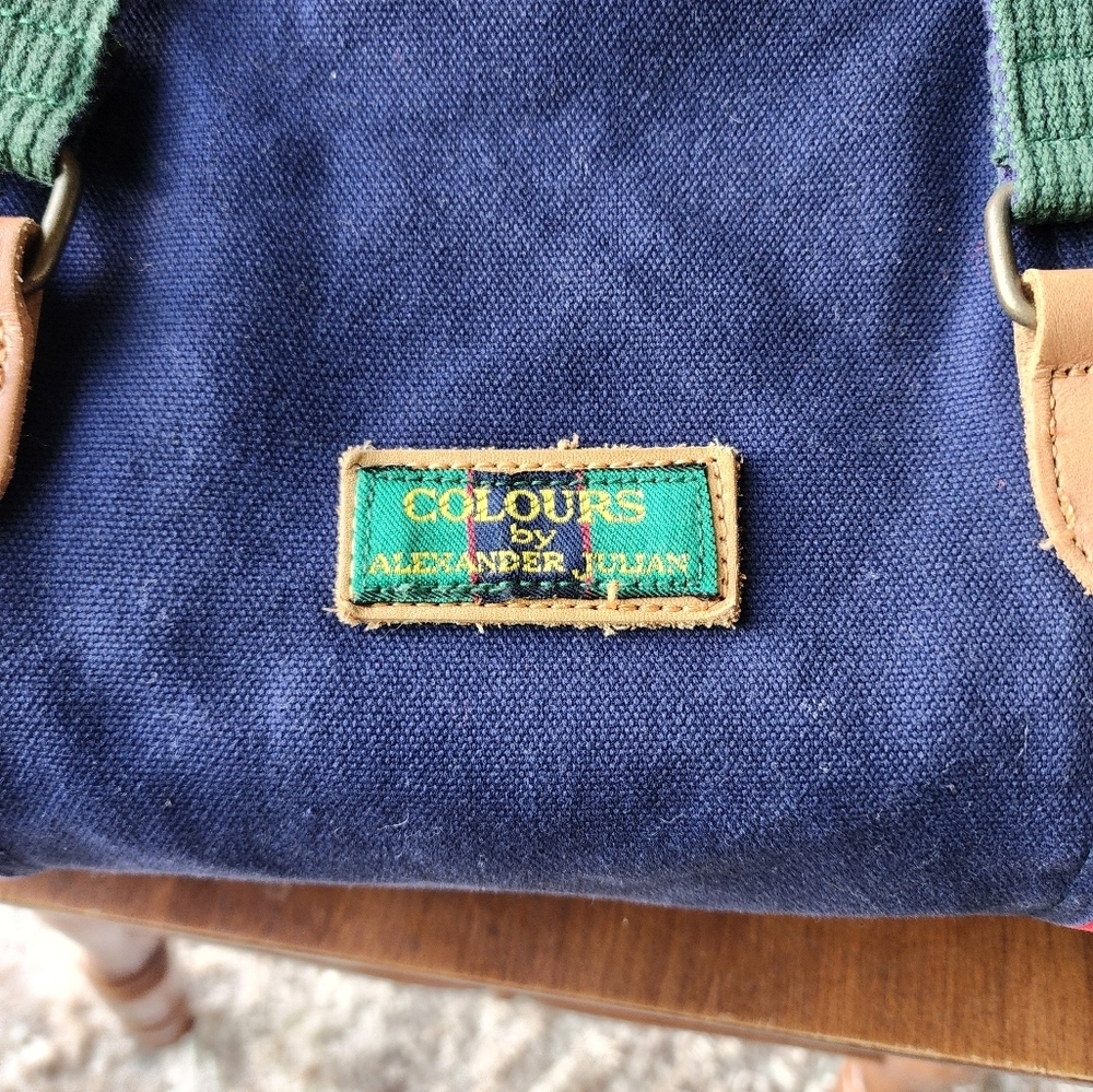 Vintage Alexander Julian Large Duffle Bag - Picture 2 of 8